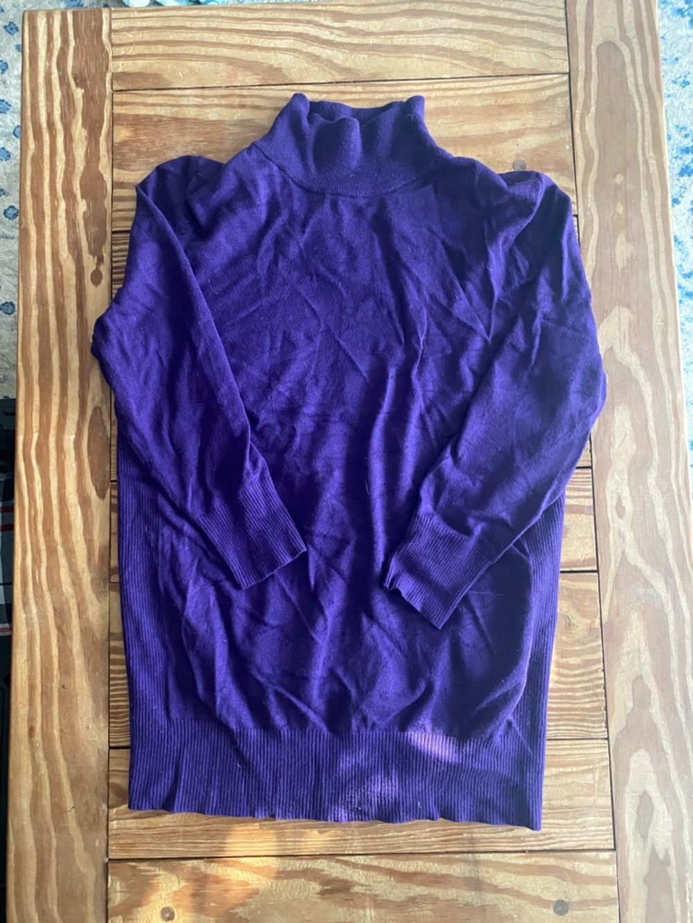 Apt. 9 Purple Turtleneck Sweater